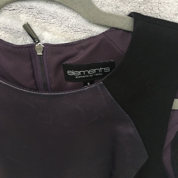 Leather Accent Dress - Picture 7 of 7